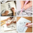 thumbnail image 5 of Uxcell Sketch Trimmer Erase Sponge, 2 Pcs Sketch Wipe Scrapers for Drawing, Black, 5 of 6