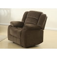 thumbnail image 4 of AC Pacific Bill Brown Polyester Contemporary Living Room Recliner Chair, 4 of 8