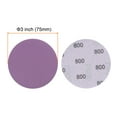 thumbnail image 2 of 50 Packs 800 Grit Purple Sanding Discs 3 Inch Hook and Loop Circular Sandpapers Wet Dry Polish, 2 of 6