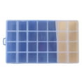 thumbnail image 3 of Organizer Clear Plastic Storage Box 28 Grids ABS Transparent Small Item Organizer Box for Jewelry Hair Ties, 3 of 8