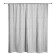 thumbnail image 2 of Creative Products Gray And White Herringbone Pattern 71x74 Shower Curtain, 2 of 7