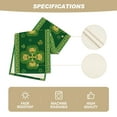 thumbnail image 6 of Sm:)e Green Stripes Shamrocks St.Patrick's Day Table Runner 13x72 Inch, 6 of 6