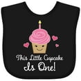 thumbnail image 3 of Inktastic 1st Birthday Cupcake Girls Cute Girls Baby Bib, 3 of 4