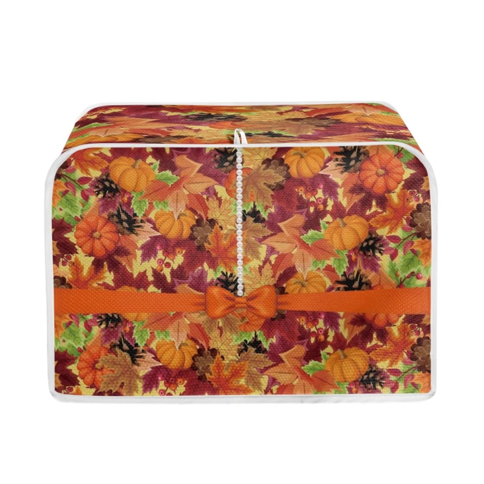 Binienty Autumn Fall Leaves Toaster Cover 2 Slice Thanksgiving Harvest