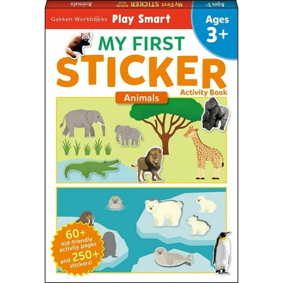 Play Smart My First My First Sticker Activity Book Animals, (Paperback)