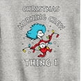 thumbnail image 3 of Cat in the Hat - Christmas Morning Crew Thing 1 - Toddler And Youth Crewneck Fleece Sweatshirt, 3 of 5