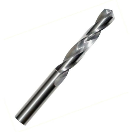 Letter 'W' (.3860") Jobber Length Carbide Twist Drill, 118°Split Point, Bright Finish, 2.875" Flute, 4-1/2" OAL