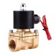 thumbnail image 2 of Válvula solenoide eléctrica de 220 V CA, 3/4" NC, cuerpo de aleación de zinc para agua, aceite, aire y gas, 2 of 9