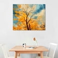 thumbnail image 2 of COMIO Autumn Tree Wall Art Decor Fall Tree Modern Abstract Artwork Canvas Painting Prints Pictures Home Decor for Living Room Dining Room Bedroom, 2 of 4
