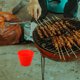 thumbnail image 2 of Revestimiento plegable para cubeta de aceite de barbacoa, de silicona, compatible con cubeta de grasa Traeger Grill Pro., 2 of 6