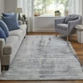 thumbnail image 2 of Feizy Emory Modern Abstract, Gray/Taupe/Ivory, 5' x 8' Area Rug Sheen Handmade Luxury & Glam Watercolor Design Carpet for Living Dining Bed Room, 2 of 10