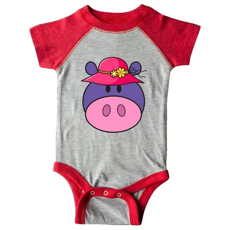 

Inktastic Hippo Girl Cute Hippopotamus Gift Baby Girl Bodysuit