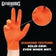 thumbnail image 4 of Guantes desechables GLOVEWORKS HD de nitrilo naranja, 8 mil, XL, 4 of 7