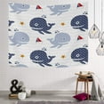 thumbnail image 2 of Tapestry Wall Hanging Cute Whale Tapestry Polyester Tapestry Bright Wall Art Wall Blanket Wall Decor for Bedroom Living Room Dorm Decor（80 x 60 inch） Home Decor Gifts, 2 of 7