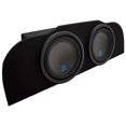 thumbnail image 1 of American Sound Connection Alpine Bundle Compatible with 2003-2015 Infiniti G35 Coupe S-W10D2 Type S Dual 10" Loaded Custom Sealed Sub Box Enclosure, 1 of 5