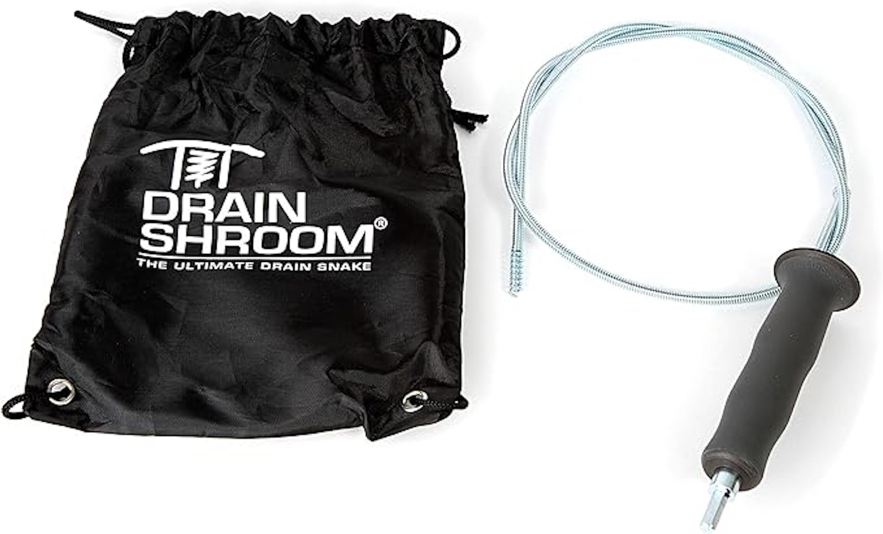 DrainShroom Drain Snake, Tub and Sink Auger, Clog Remover