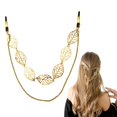 thumbnail image 1 of Diadema nupcial Cadena de hoja de oro Boda en capas Frente Cadena para el cabello Accesorios para el cabello para mujeres TUNC Sencillez, 1 of 5