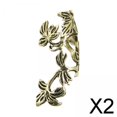 thumbnail image 1 of 2x Pendiente de Cartílago, Pendiente de Cartílago, Joyería con Clip, Pendiente Envolvente, Clip para Oreja para Mujeres, Hombres, Aniversario, Uso Dia 2 piezas, 1 of 10