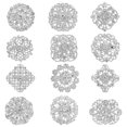 thumbnail image 2 of Clear Rhinestone Brooch Pins 12pcs Set Sparkly Alloy Corsage Clips for DIY Crafts, Wedding Bouquets, Party Decorations Durable Fashion, 2 of 3