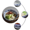 thumbnail image 3 of MasteelfCA Chinese Style Bowl Ceramic Ramen Bowl Practical Cereal Salad Rice Bowl, 3 of 8