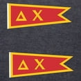 thumbnail image 3 of CafePress - Delta Chi Flag Long Sleeve T Shirt - Womens Hooded Shirt, 3 of 3