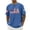 Blue, variant on Men's 4th of July 250th Anniversary USA Flag T Shirts Patriotic Tees Independence Day Tops Casual Crewneck Tshirts Cotton Tees Plus Size Shirts,Light Gray,5XL