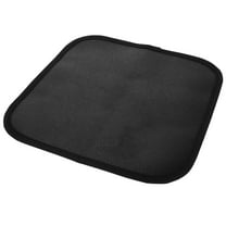Toyvian Black Fireproof Mat for Patio and Lawn Heat Insulation and Fire Source Safety
