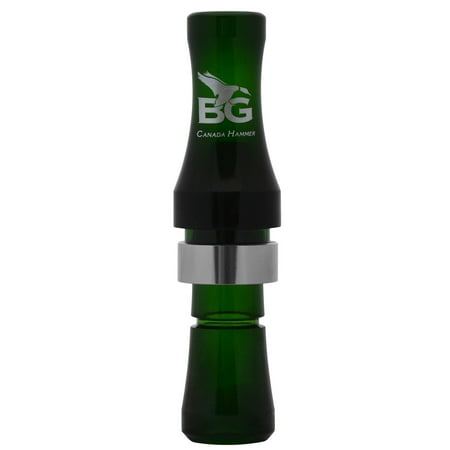 Buck Gardener Canada Hammer II Short Reed Goose Call Mallard Green