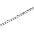 thumbnail image 2 of BERRICLE Figaro Chain Anklet Ankle Bracelet for Women, Silver-Tone, 2 of 4