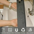 thumbnail image 6 of YOYAHATEM Magnetic Stove Top Shelf, 30-Inch Silicone Spice Rack Organizer for Kitchen Storage - Black & Grey, 6 of 6