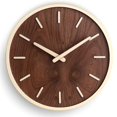 thumbnail image 1 of Wooden Modern Home Living Room Decoration Round Quartz Clock, 1 of 4