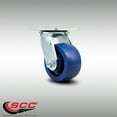 thumbnail image 2 of 4 Inch Stainless Steel Solid Poly Wheel Swivel Caster with Roller Bearing SCC, 2 of 2