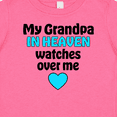 thumbnail image 4 of Inktastic My Grandpa in Heaven Watches over Me Boys or Girls Baby T-Shirt, 4 of 5