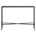 thumbnail image 4 of Evelyn&Zoe Henley 42" Wide Rectangular Console Table with Metal Top, Blackened Bronze, 4 of 5
