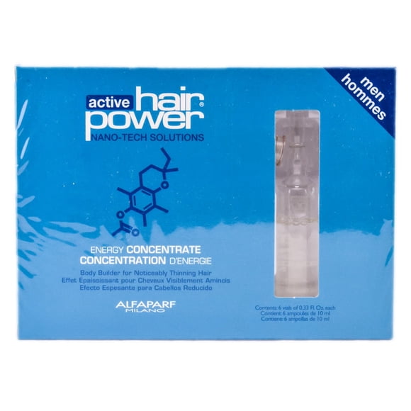 Concentrado energético Alfaparf Milano Active Hair Power para hombre