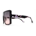 thumbnail image 3 of Womens Chic Shield Butterfly Oversize Diva Sunglasses Tortoise Purple Black Pink, 3 of 4