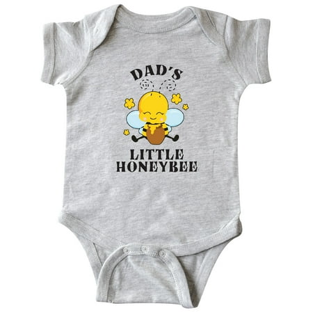 

Inktastic Cute Bee Dad s Little Honeybee with Stars Gift Baby Boy or Baby Girl Bodysuit