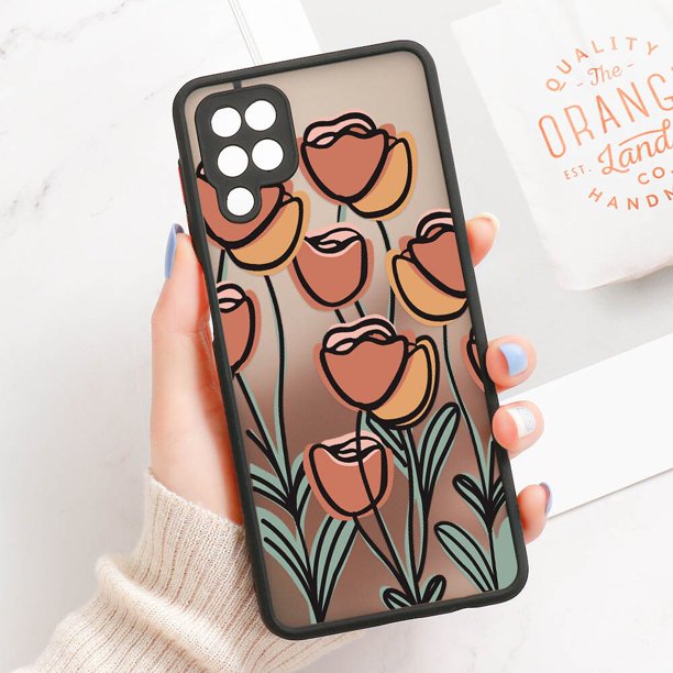 Funda dura mate para Samsung A53 5G A52s A71 S21 S22 Ultra S20 FE S22 Plus A51 A13 A23 A50 A12 A32 A72 A21S A22 qiuyongming unisex