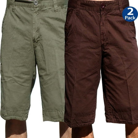 - StoneTouch Mens Chino Shorts 2 pack, 5FKx2