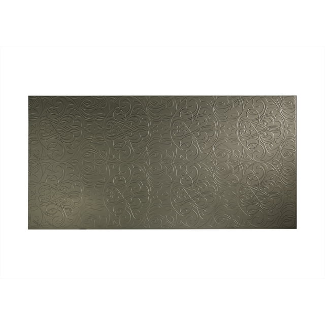 FASÄDE Easy Installation Damask Argent Bronze Wall Panel (4' x 8' Panel)