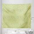 thumbnail image 1 of Floral Tapestry, Minimal Flower Daisy Petals Buds Field Meadow Spring Foliage Bloom, Fabric Wall Hanging Decor for Bedroom Living Room Dorm, 5 Sizes, Pale Green and Sky Blue, by Ambesonne, 1 of 1