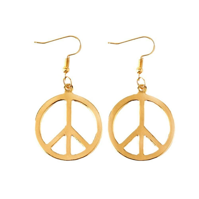 CXKUN Peace Sign Earrings Dove Earrings Peace Sign Dangle Earrings Silver  Peace Earrings Round Hoop Statement Earrings Stud Earrings Jewelry for  Women