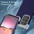 thumbnail image 6 of Allytechgroup Heavy Duty Case for Samsung Galaxy S25 Ultra, Soft TPU + Rugged PC Triple-Layers Four Corners Protection Shockproof Anti-Scratch Case for Samsung Galaxy S25 Ultra, Blue, 6 of 8