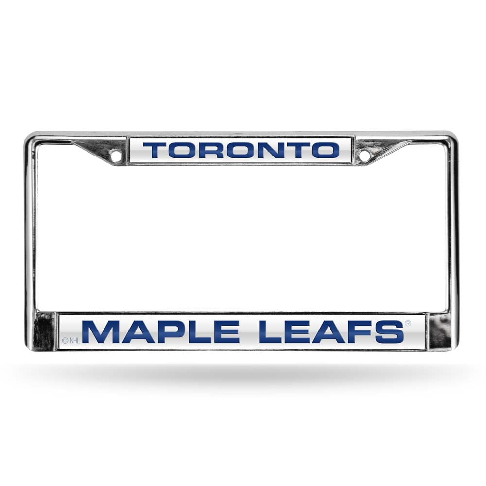Rico Toronto Maple Leafs Laser Etched Chrome License Plate Frame
