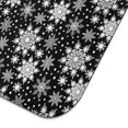 thumbnail image 5 of Black Christmas Snowflake Pattern Dish Drying Mat for Kitchen 1 Pack, Ultra Absorbent Microfiber Dishes Drainer Mats,16x18in(41x46cm), 5 of 6
