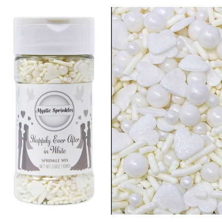 Mystic Sprinkles Happily Ever After in White Sprinkle Mix 3.8oz
