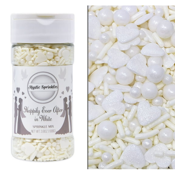 Mystic Sprinkles Happily Ever After in White Sprinkle Mix 3.8oz