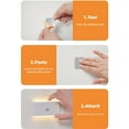 thumbnail image 6 of LED Motion Sensor Night Light | RGB Color Changing Foot Lamp | Magnetic Rechargeable Induction Lamp | 400mAh Battery | 4M Range | 120° Infrared Sensor | Bedroom Hallway | 96x58x16mm, 6 of 8
