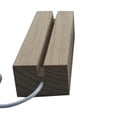 thumbnail image 4 of La pantalla LED creativa enciende el soporte de la lámpara de la base iluminada de madera USB para el cristal Blanco cálido jinwen Mostrar luz nocturna, 4 of 4