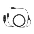 thumbnail image 1 of Jabra GN Style Y-Training Cord Splitter (Observation- Live/Live Version), Compatible with Jabra, Liberation, GN Netcom Headsets- Quick Disconnect- for Coaching, Supervising, Training, Monitoring, 1 of 4